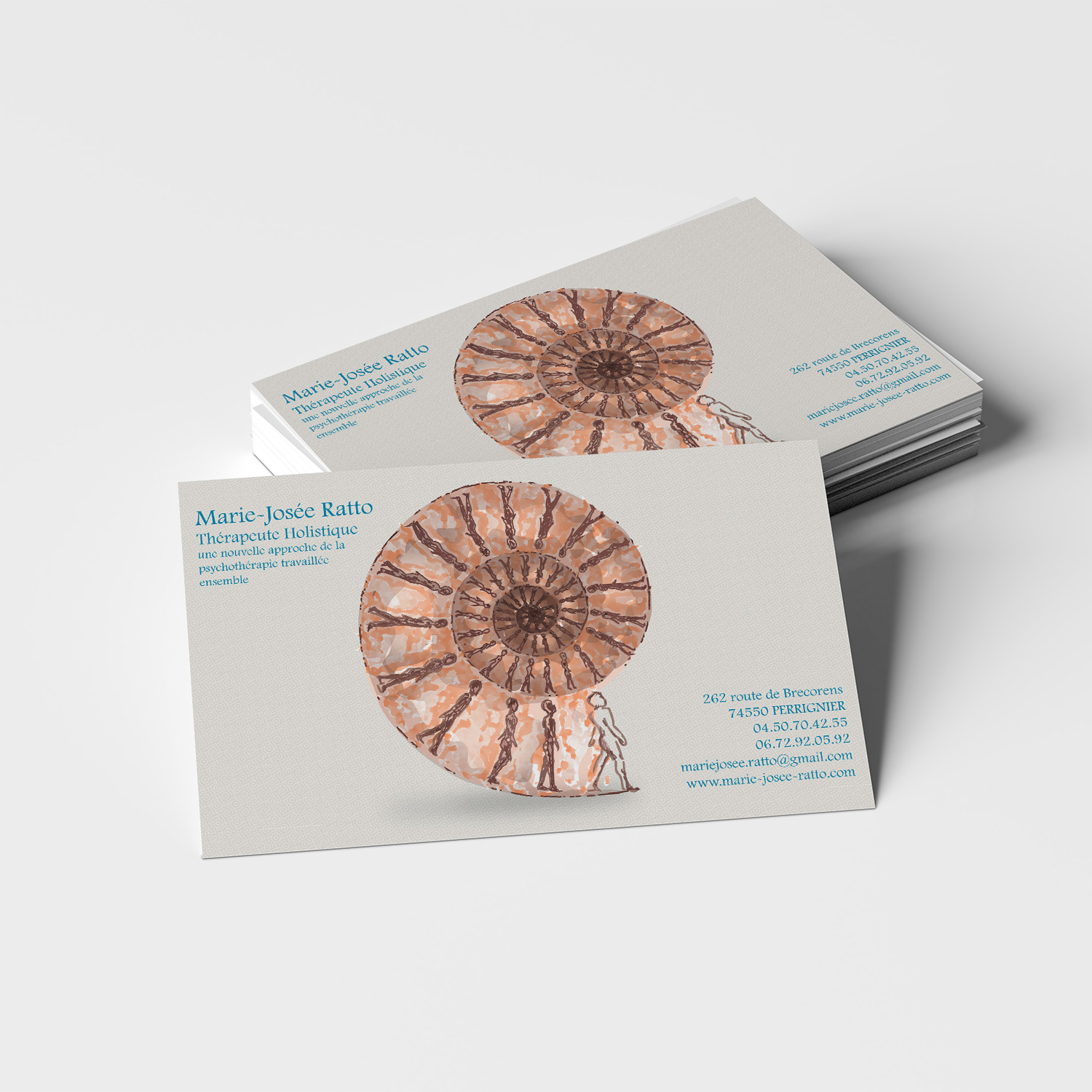 Carte de visite, Marie-Josée RATTO